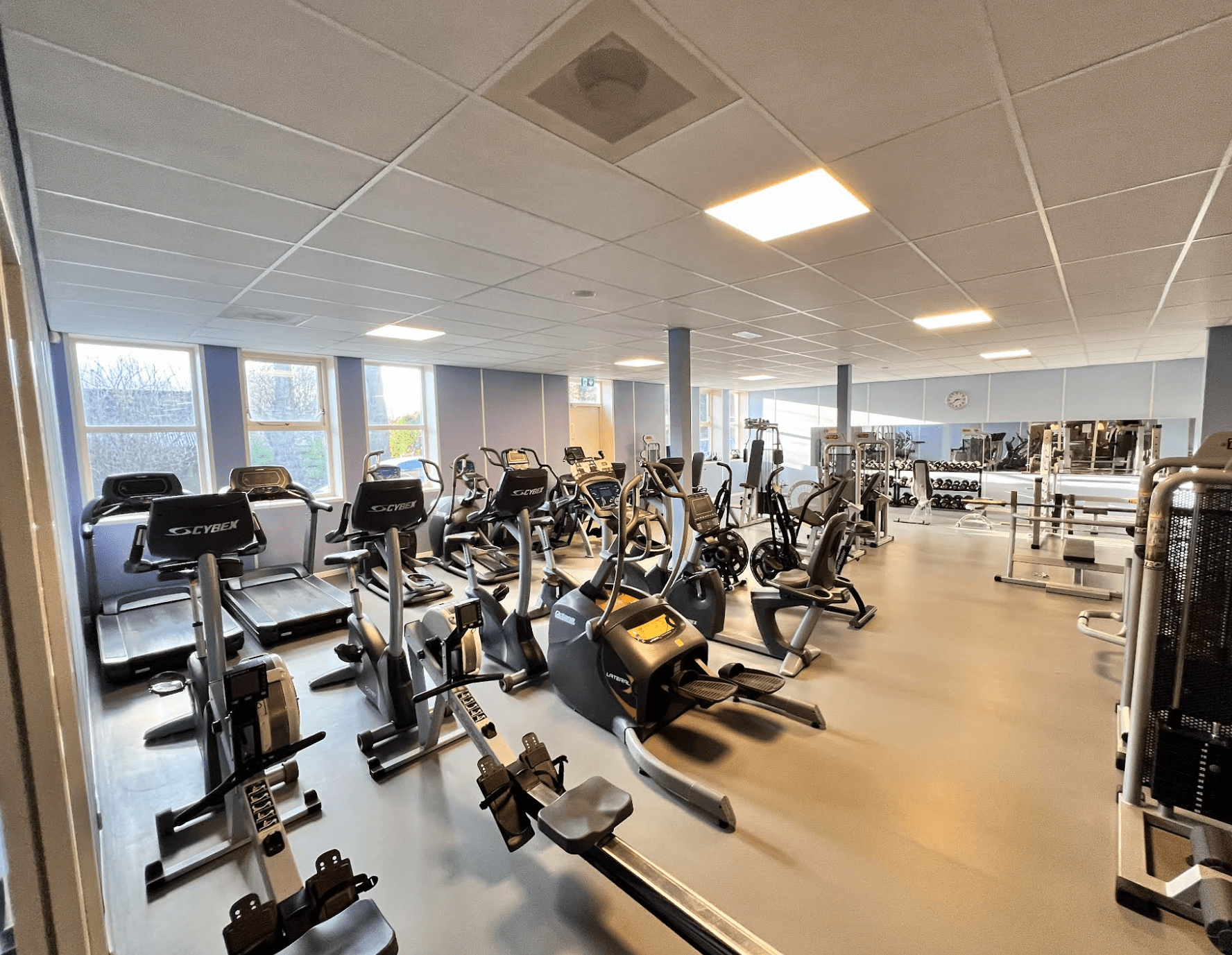De cardiovloer van Sportique